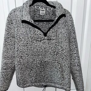 PINK sherpa 1/4 zip